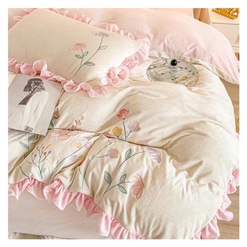 Couvre-lit en velours de cristal pour lit douillet de princesse - 5