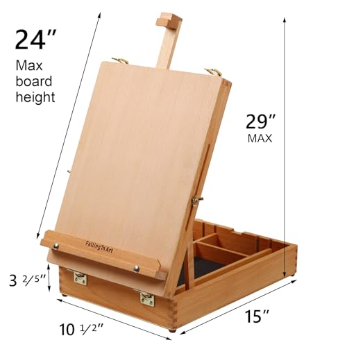 Falling In Art CT0385 Wooden Tabletop Easel thumb #1