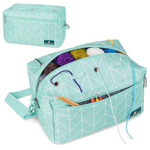 Sacs pour crochet en déplacement et rangement de laine pour voyage