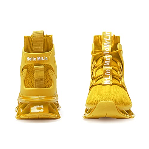 Image of Hello MrLin Men's Running Shoes Non Slip Athletic Tennis Walking Blade Type Sneakers Hip Hop