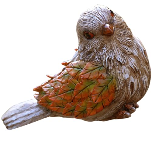 Figurine oiseau miniature décoration jardin bureau résistant la casse - 2