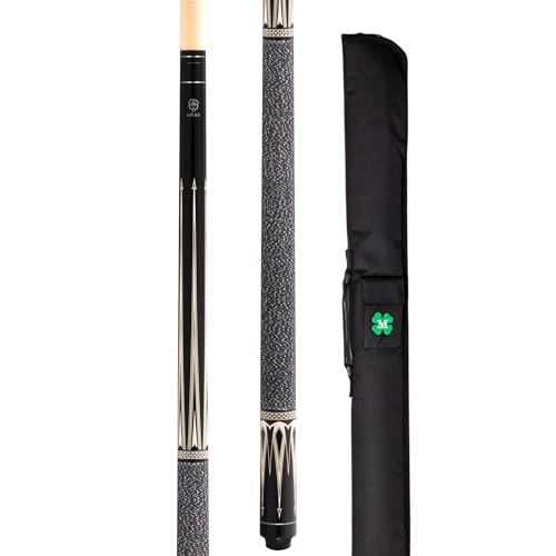 McDermott Lucky L22 Taco de Billar, 13 mm Punta, Funda Negra miniatura 2
