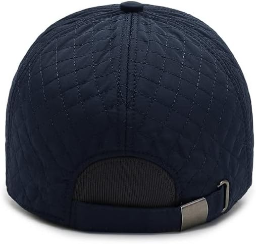 Miniatura 6 de FASHIXD Gorra de béisbol de invierno para hombre, sombreros de invierno con orejeras, gorras ajustables para clima frío