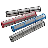 Airless-Sprühfilter, Edelstahl-Verteilersieb Ersatz für G II, Latex-Emaille-Beschichtung, Sieb, Hochdruck-Spitzenschutz, Zubehör (blau)