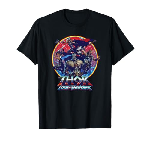 Marvel Thor: Love and Thunder Character Badge T-Shirt