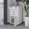 Winsome Halifax Mobile Storage Cabinet with 7 Drawers in White, Stylish & Functional Home Storage Cabinet for Filing, Kitchen Organization, Moveable Furniture for Office, Dorms, Apartments #1