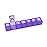 EZY DOSE Weekly (7-Day) Pill Case, Medicine Planner, Vitamin Organizer Box, Convenient and Easy to Use, X-Large Compartments, Travel Friendly, Purple, BPA Free