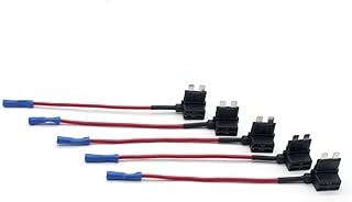 SUPVOX 5 Peças Fusíveis Fusível Fio Torneira Mini Anl Porta-Fusível Acessórios Para Automóveis Porta-Fusível De Carro Porta-Fusível De Perfil Baixo Porta-Fusível De Metal Porta-Fusível