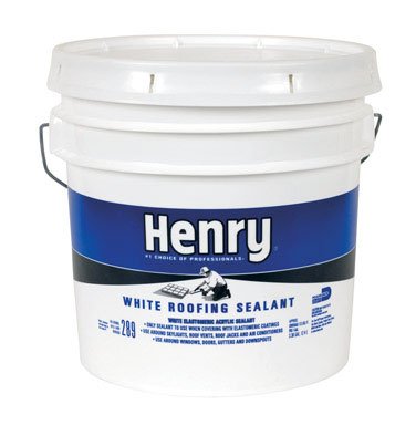 Henry Smooth White Elastomeric Acrylic Roofing Sealant 3-1/2 gal.