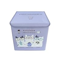 Amazon.co.jp: [クスグルジャパン] ふた付き折りたたみ収納ボックス