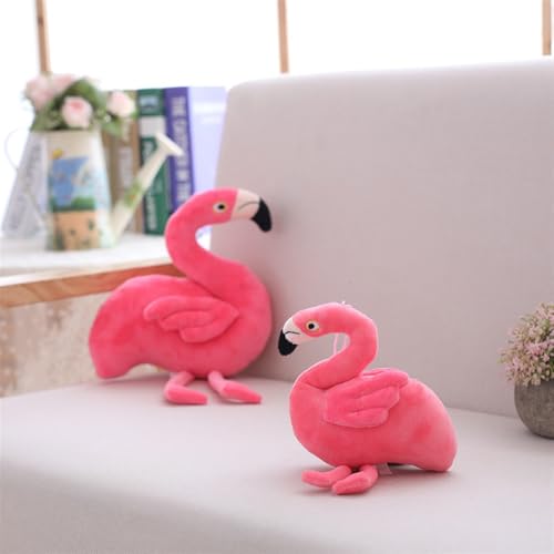 KUKUShining Flamingo Plüsch Spielzeug, weiches und niedliches Kuscheltier perfekt for Kinderzimmer Flamingo Thema Geschenke zur Babyparty(40cm/15.7in)