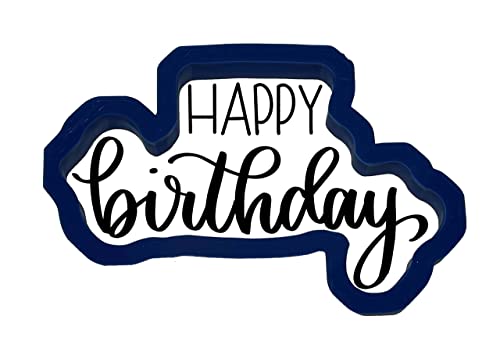 Happy Birthday Word Outline Cookie Cutter (5 Inch) #TOP1