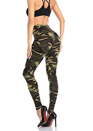 Image of Kotii Women's Soft Full Length Leggings High Waist Ankle Length Leggings Pants Tights