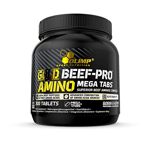 Olimp Sport Nutrition Cápsulas de Aminoácidos Gold Beef-Pro Amino Mega - 300 unidades