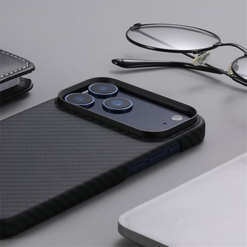 Coque iPhone 17 Pro Max aramide compatible MagSafe avec protection d'objectif