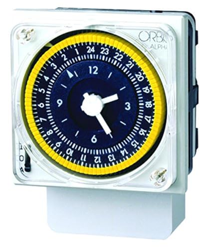 Interruptor horario analógico Alpha D sin reserva para control diario de 230 V 3