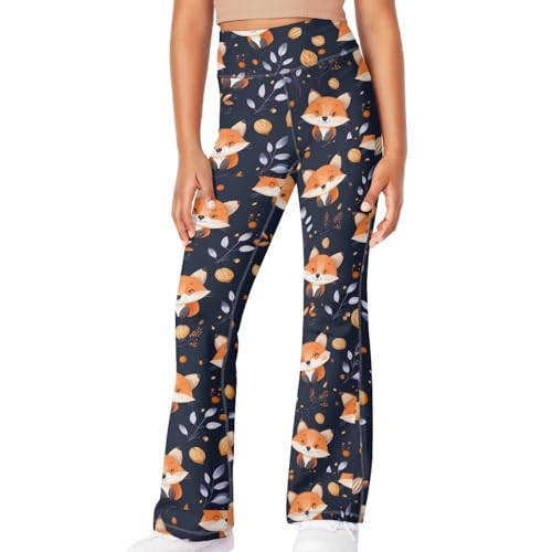 Ystardream Flare Leggings for Girls High Waisted Bell Bottom Pants for Yoga,Pilates,Workout3