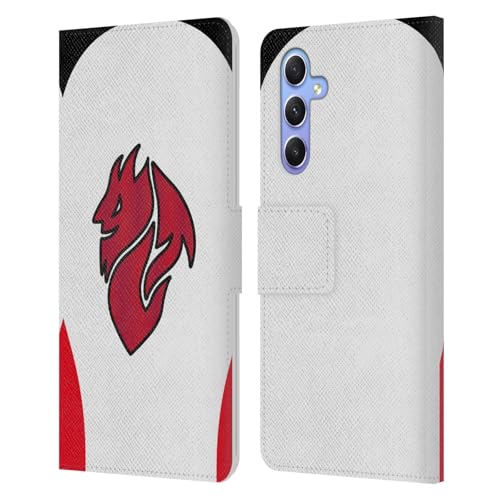 Protection AC Milan Samsung Galaxy A34 5G Étui Portefeuille Cuir Housse Téléphone Foot Milan 2025