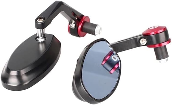Amazon.co.jp: 7/8インチ 22mm オートバイ リアビュー サイド ラウンド バー エンド ミラー ハンドルバー バックミラー  オートバイ ハンドルバー バー エンド ミラー スズキ カワサキ スクーターと互換性あり : Automotive オートバイのバックミラー オートバイバックミラーリアビューサイドウイングミラー用 7/8 "22 ミリメートルハンドルバーエ