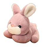 Oxxggkao Cartoon Kaninchen Plüschpuppe, schöner Begleiter, Freund für Kinder, Bett, Auto, Reisen, Raumdekoration, Kuscheltiere, Reisebegleiter