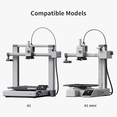 2 Stück A1 Mini Hotend Kit, Zusammengebauter Druckkopf Hot End Kit Extruder Heizblock mit 0.4mm gehärteter Stahldüse und Silikonabdeckung für Bambu Lab A1 / A1 Mini 3D Drucker Zubehör Ersatz