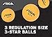 STIGA Performance 2 and 4-Player Ping Pong Paddle Set - Includes Performance Level Table Tennis Rackets and 3-Star ITTF Approved Balls