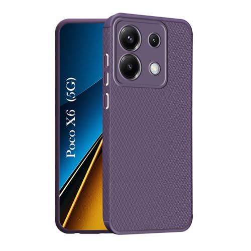 Image of Jkobi Back Cover Case for Poco X6 5G (Liquid Silicone | Side Grip | Camera Protection)