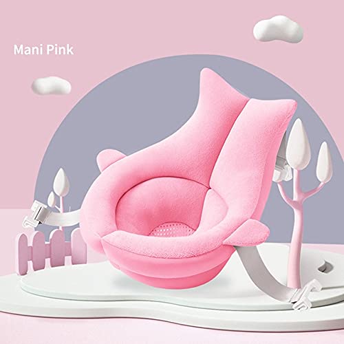 Baignoire pliable bébé avec chaise de bain nouveau-né et coussin de bain pour nourrisson