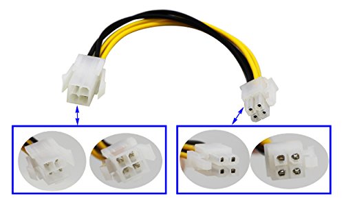 Cable Extensor de Alimentación CPU 4-Pin Molex 20 cm Pack 2 miniatura 6