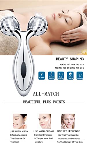 3D Roller Face Massager,Face Sculpting Tool-Facial Massager Lifting Tool Skin Tightening Reduce Puffiness #TOP1