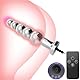 Elektro Shock Analplug zur Elektrostimulation Doppelpoliger Analdildo Anal plug mit Fernbedienung Masturbator Butt Plug Dilator Prostata Massage Stimulation SM Sexspielzeug für Frauen Männer
