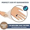 JEROOT Titan Magnetischer Ringe, 5mm Silber Magnetring Herren Damen, Magnetische Rings Polierter Lifestyle-Ring Starker Magnet (3500 Gauss) #5
