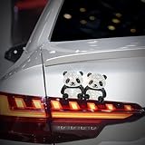 Murimt 2Pcs Bling Panda Rhinestone Stickers Car Stickers and Decals for Women Bling Car Accessories Cover Scratches Mobile Phones Tablets Computers Notepads Water Cups Stickers Decals and Decorations