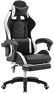 HHJJ Silla de computadora, Silla de Juego para niños Silla de Juego Pink Girl Silla de computadora Estudiante Aprendiendo Anclaje en Vivo Silla de Juego En Altura Ajustable con Poisest -9379P4G9B