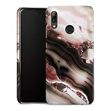 Custodia premium compatibile con Huawei P Smart 2019 Cover per smartphone Custodia opaca Pietra preziosa Roccia Marmo
