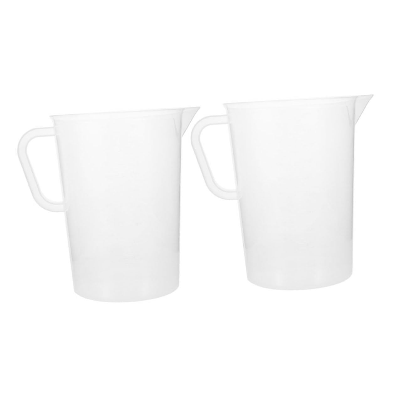 Tasse de mesure double graduation graduée et résistante haute température 2 pièces