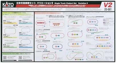KATO 20-861 N Gauge Inner Double Wire Endless Set V2 Train Model Rail Set - 4