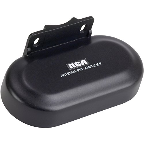RCA TVPRAMP12E Digital Signal Preamplifier for Outdoor Antennas Black 5.90in. x 4.10in. x 3.90in. RCA TVPRAMP12E Digital Signal Preamplifier for Outdoor Antennas Black 5.90in. x 4.10in. x 3.90in.
