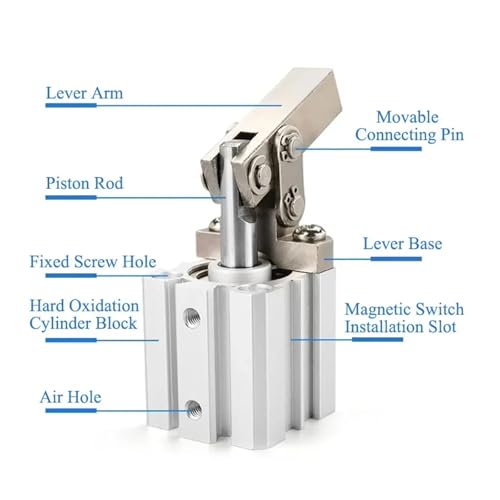 Vérin pneumatique ALC-63 pour éviter le déplacement de moule - 6
