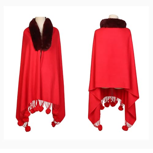 Faux Fur Shawl Wedding Fur Wraps and Shawls Bridal Fur Solid Stole Winter Cape Shrug for Brides and Bridesmaids4