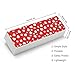 SPEPDEEC Hard Shell Spectacle Case for Men Women, Fashionable Eyeglasses Holder Box, Stylish Red Hearts Valentine'S Day Sunglasses Protective Cover with Cleaning Cloth