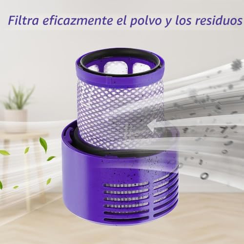 Miniatura 5 de 2 Filtros De Repuesto V10 Para Dyson V10 Cyclone Series, V10 Absolute, V10 Animal, V10 Total Clean, Sv12