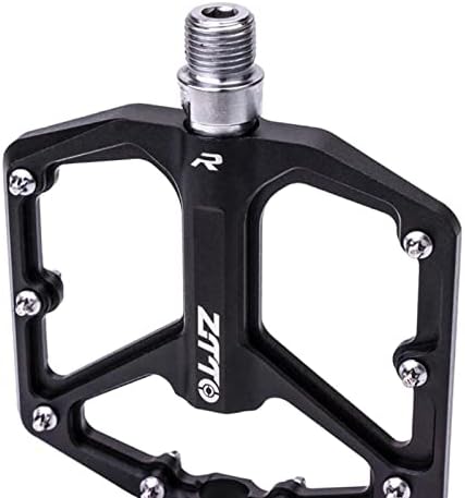 3 Pieces Road Flat Pedals Aluminum 9/16 Inch Nop- — view 3