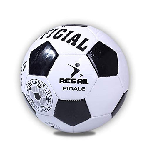 Prom-note Fußball Maschinen Genähter Fussball Größe 5 PU Leder Fußball Für Das Üben Von Teenagern Cover