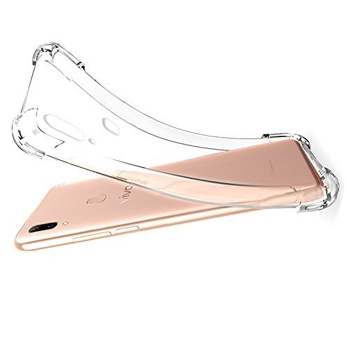 Image of Lustree Compatible with vivo Nex Back Cover| Clear + TPU Case with 4 Corner Air Cushion Protection & Camera Protection | Slim& Stylus Cover for vivo Nex