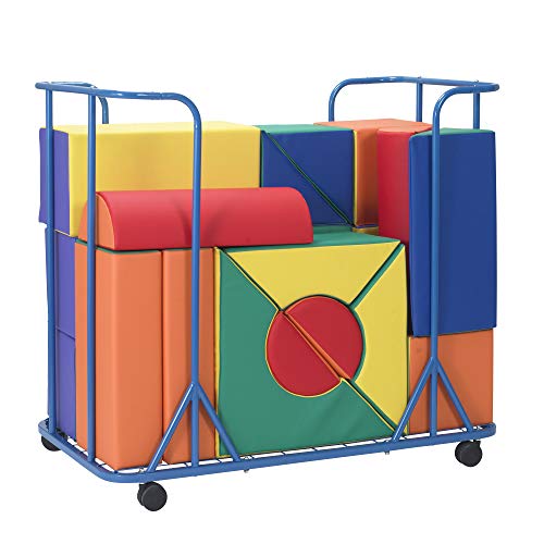 Children’s Factory, Angeles Universal Cart, Afb7930, Mobile Nap Mats & Soft Play Equipment Storage, Daycare, Preschool, Nursery Or Classroom Organizer #TOP4
