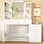 White 6 Drawers