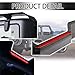 Rear Roof Spoiler Wing with Light Compatible with Jeep Wrangler JL 2018-2024 JK 2007-2017 Trunk Spoiler Compatible with Jeep Wrangler Accessories(Black)