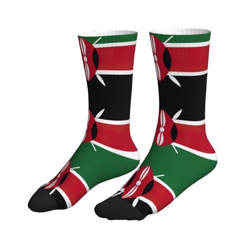 Flag Of Kenya Breathable Sweat Absorbent Sports Socks For Women Men Socks Suitable For Outdoor Sports3