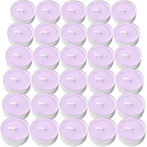 Decorrack 96017 30 Tealight Candles, Lavender Scented thumb #3